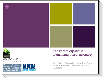 Slides from The Port of Alpena: A Community Asset Inventory