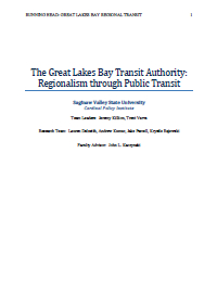Report for 2014: Great Lakes Bay Regional Transit Study 