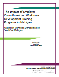 Report for 2015: The Impact of Employer Commitment vs. Workforce Development Training Programs in Michigan 