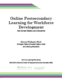Report for 2013: Online Postsecondary Education for Workforce Development: Net Smart States and Students 
