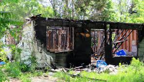 Photo of abandoned home